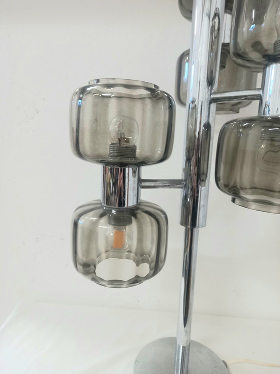 Image 1 of Lampada da Tavolo a 6 Luci Produzione Lemag Svizzera Anni '70