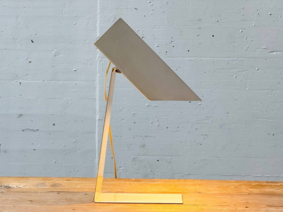 Image 1 of Minimalistische metalen tafellamp, jaren 80
