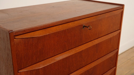 Image 1 of Commode vintage danoise | Teck | 6 tiroirs | 108 cm