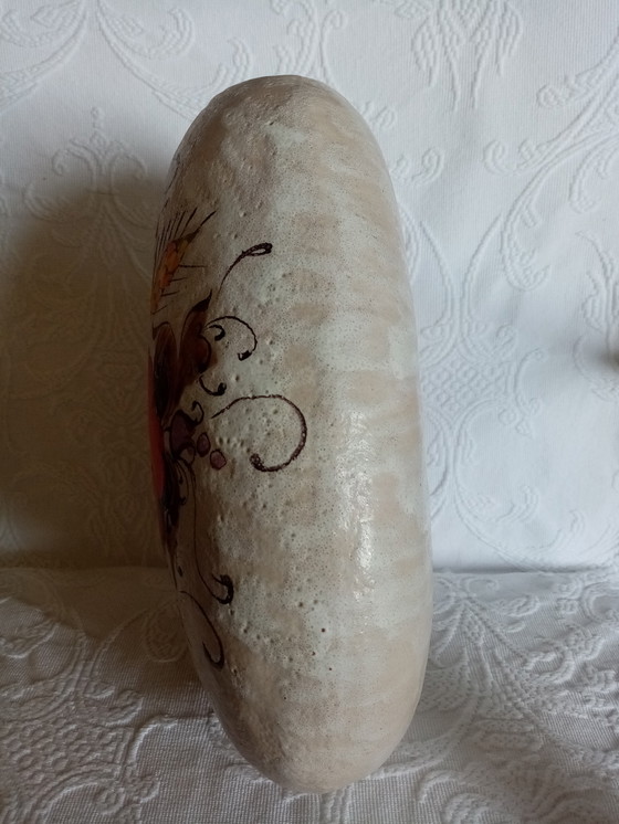 Image 1 of Jarrón decorativo de cerámica italiana de Elio Schiavon, años 70 (31 cm)