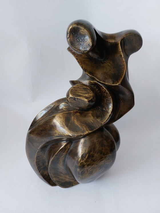 Image 1 of scultura astratta in legno