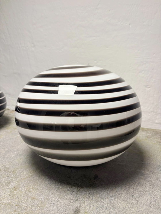 Image 1 of 2 ILU di Vetro Zebra tafellampen 