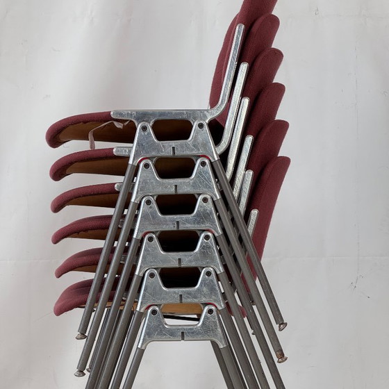 Image 1 of Set di 6 sedie Castelli di Giancarlo Piretti, Italia, anni '80