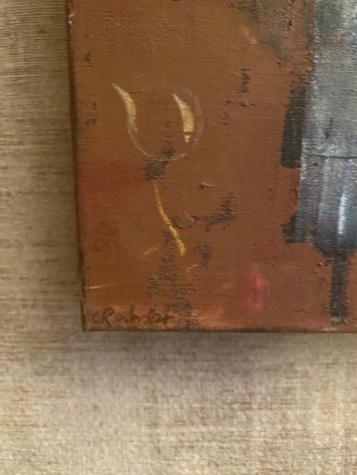 Liesbeth Rahder olieverf schilderij 98 'Seguro por dentro'