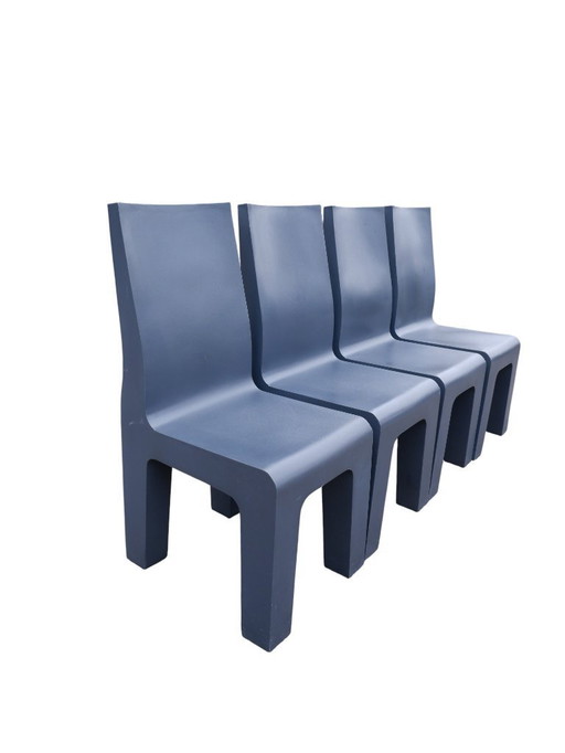4 chaises du musée Richard Hutten