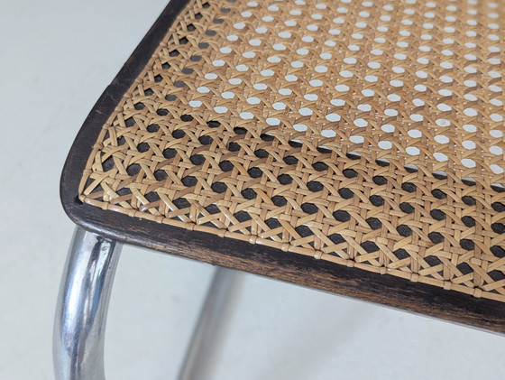 Image 1 of Bauhaus Tubular Steel Armchair K 17 by Robert Slezák, 1930s