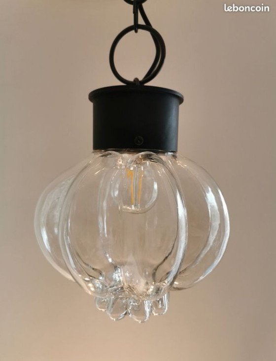 Image 1 of Lampada a sospensione vintage Glashütte Limburg