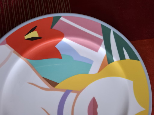 Tom Wesselmann - Assiette d'artiste "Blonde Vivienne