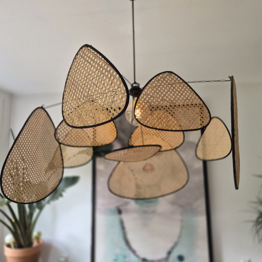 Rattan pendant lamp