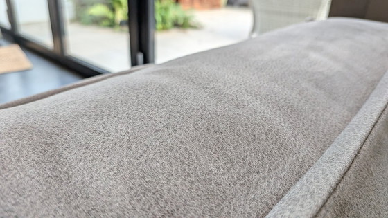 Image 1 of Modulaire hoekbank (Goossens Jim) Micro Leer Alcamara Licht Grijs