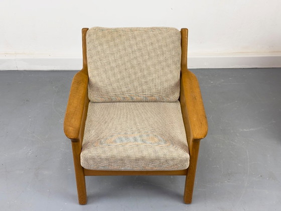 Danish Oak Lounge Chair and Ottoman by Juul Kristensen – Armchairs, Wood (photo 20 of 24)