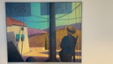 Philipp Mahler – « Le philosophe dans la lumière » (Huile sur toile, vers 1995-2000)