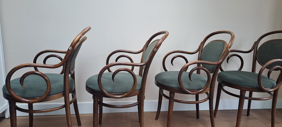 Image 1 of 4x vintage Bistro chair (Thonet style)