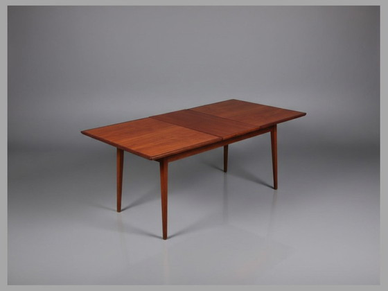 Image 1 of Mesa de comedor extensible Louis van Teeffelen "Milan" — Teca, Wébé, años 60