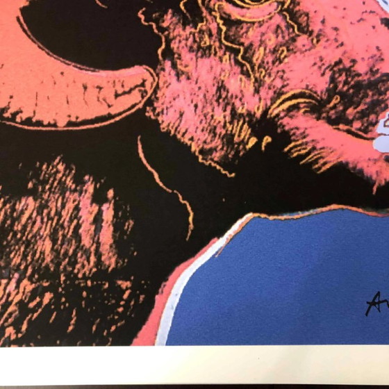 1990s After Andy Warhol "Bighorn Ram" Lithograph – Lithographs & prints, Paper (photo 4 of 11)