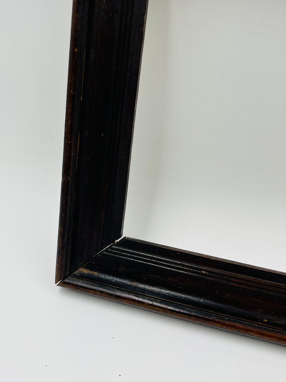 Image 1 of Cornice vintage in legno di quercia scura 18x34