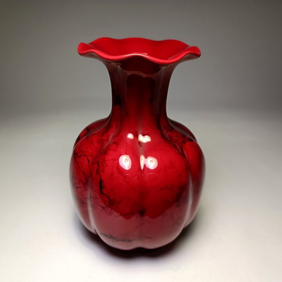Zsolnay - Vaso - Vaso Eosina Rosso - Porcellana – Vasi, Porcelain (photo 8 of 22)