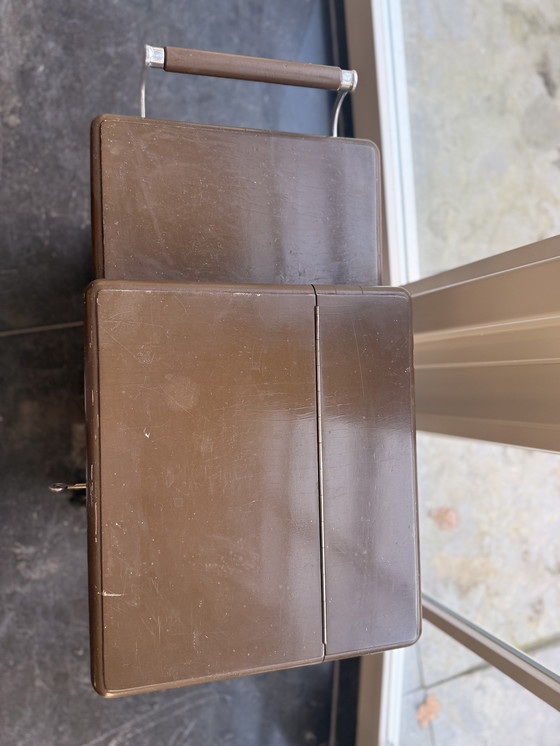 Image 1 of Carrito de servicio / carrito de bar 'cellarette' Art Déco