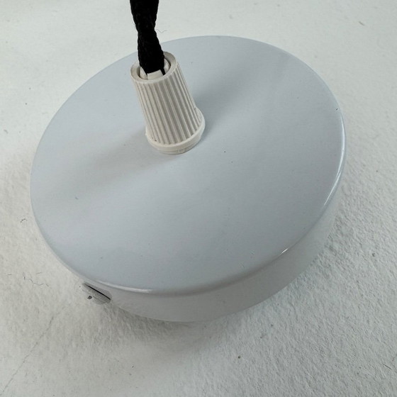 Image 1 of PAIRE D’ANCIENNES SUSPENSIONS EN OPALINE VINTAGE