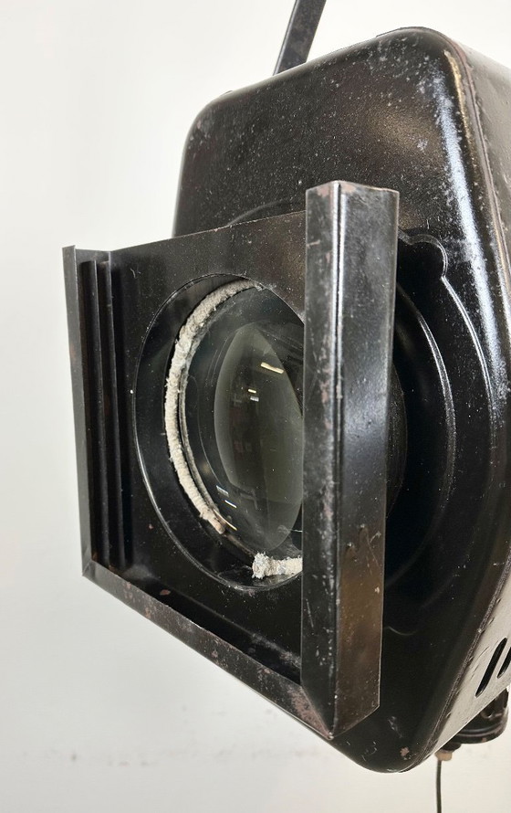 Image 1 of Vintage Black Theatre Spotlight, 1950s