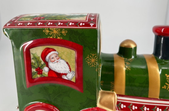 Image 1 of Locomotiva in porcellana Villeroy & Boch "Nostalgic Melody" con carillon (rara)