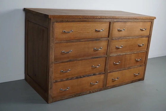 Image 1 of Mobile da negozio/isola da cucina in rovere francese antico, anni '30