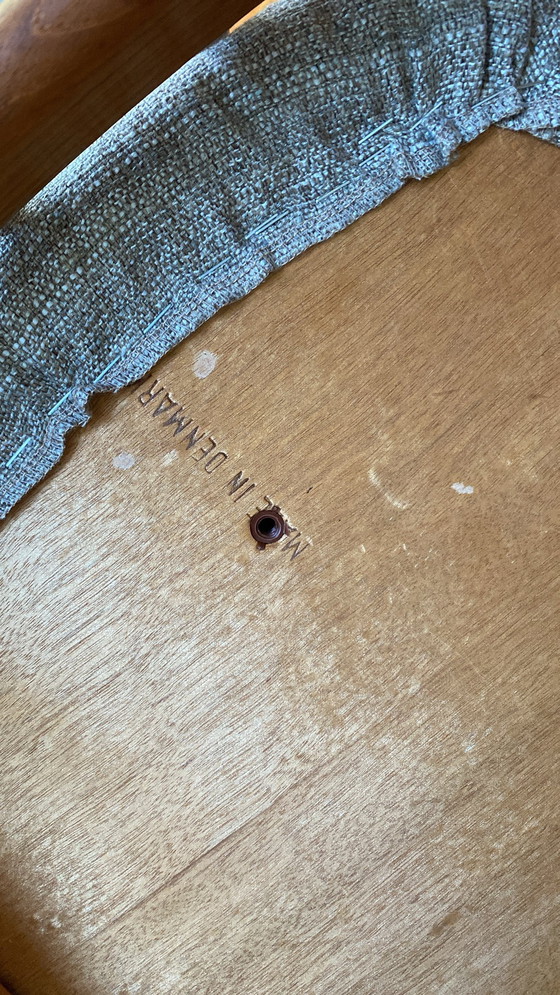 Image 1 of Six Vintage Wooden Dining Chairs Danish From Koefoed Hornslet