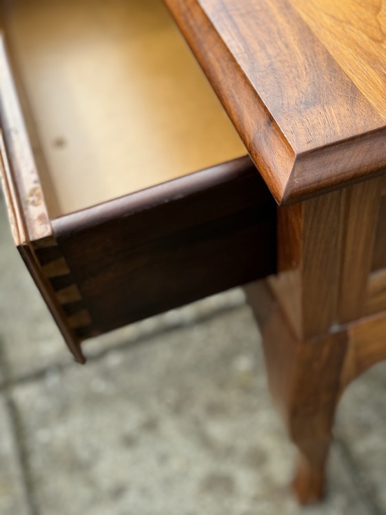 Image 1 of Pair Of Massive Oak Night Stands