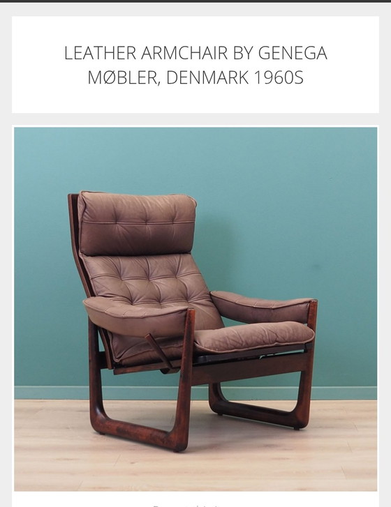 Poltrona reclinabile di Genega Møbler – Poltrone relax, Leather, Wood (photo 8 of 8)