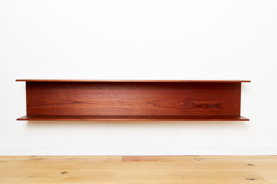 Image 1 of Vintage Wooden Shelf by Walter Wirz for Wilhelm Renz, 1960s