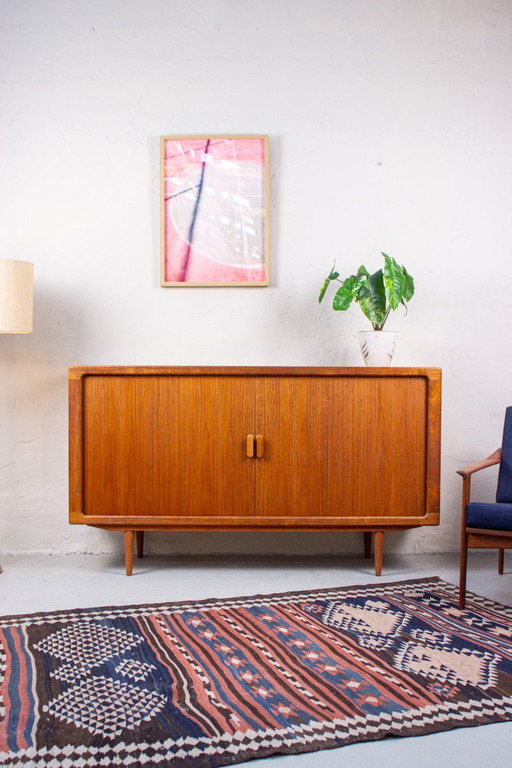 Vintage teak sideboard chest of drawers Danish Silkeborg Mid Century 60s