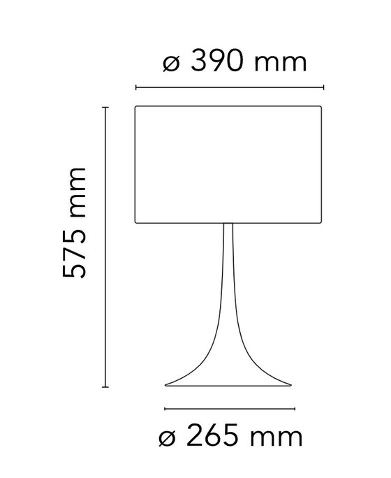 Image 1 of Flos Spun Light Table 1 Design Lamp