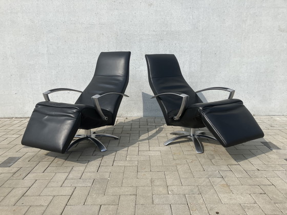 Image 1 of 2x Jori Brainbuilder relax black leather, medi, mono-move