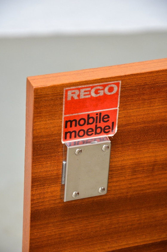 Image 1 of Scrivania vintage REGO di Günter Renkel, ufficio in teak di metà secolo, anni '70.