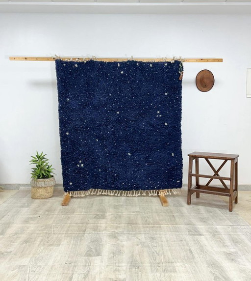 Berberwollteppich, dekoriert, 200 cm x 200 cm