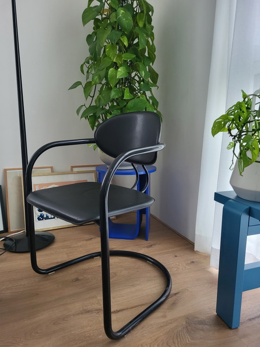 Set of 4 Effezeta Italy dining chairs, 1980s
