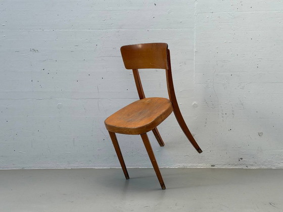 Sedia in Legno Vintage Svizzera – A. Brandenberg, Uster – Mid-Century – Sedie da camera (photo 4 of 13)