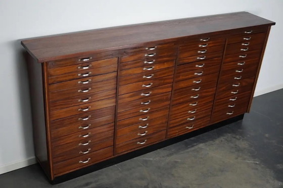 Image 1 of Mobiletto vintage da gioielliere/orologiaio in mogano olandese, circa 1930