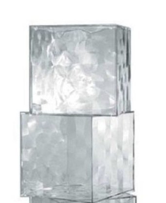Kartell storage box transparent with door