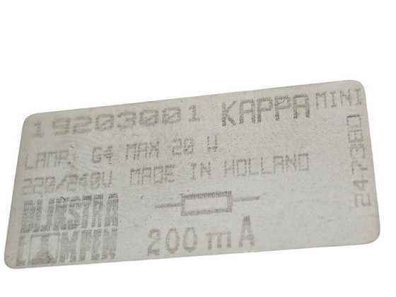 Image 1 of Dijkstra Holland - modello Kappa mini - alogena - ottone - vetro - anni '80