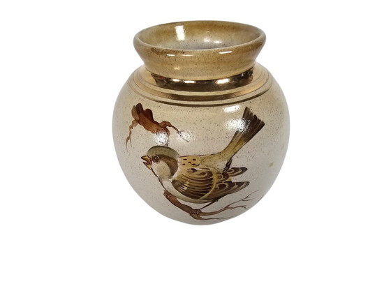 Image 1 of Arnaldo Miniati - Signed vase - Italian - hand-painted - 70s
