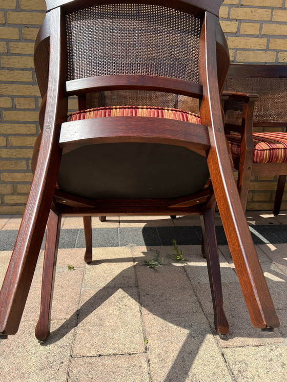 Image 1 of 4 Bannink Jugendstil-Esszimmer-Sessel