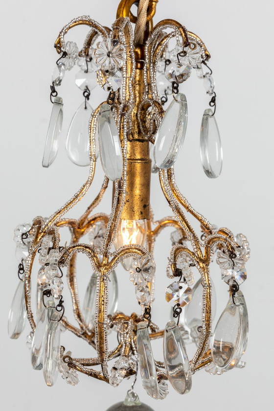 Image 1 of Crystal Chandelier 19x36 cm