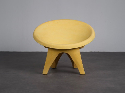 Rare Pair of Sculptural Concrete Lounge Chairs, Italy, 1960s – fauteuils, Other (photo 2 of 10)