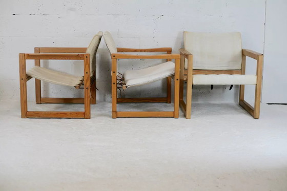 Image 1 of 3x Diana armchairs by Karin Mobring