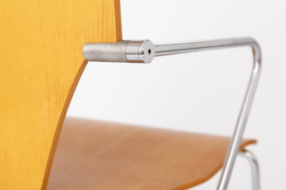 Vintage Egoa Stoel Model 300 van Josep Mora voor STUA, Spaans Postmodern Design, 1988 – Eetkamerstoelen, Metal (photo 7 of 9)