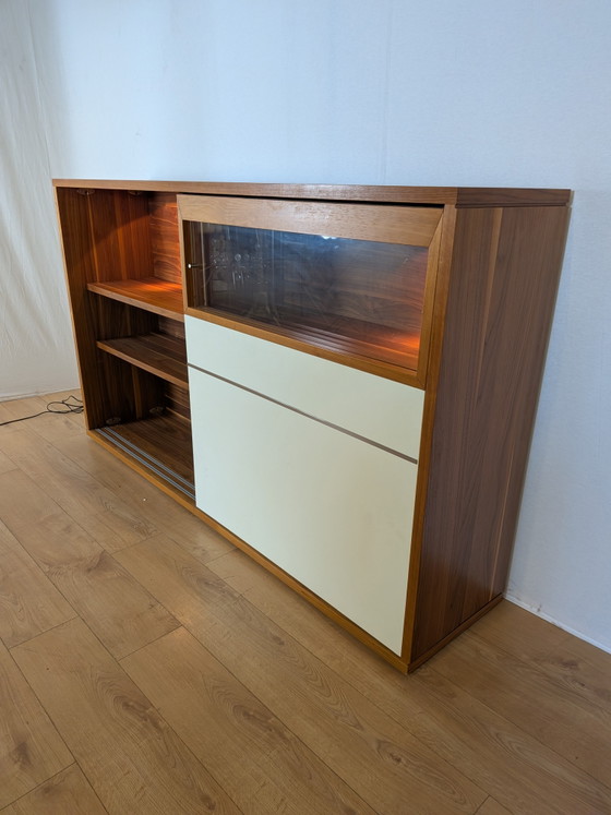 Image 1 of Musterring Design Wall Unit | Complete Set | Walnut & High Gloss