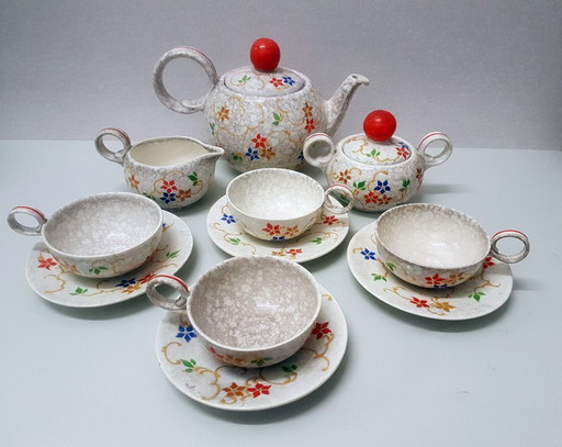 Rare Tea set / Ditmar Urbach Rare Art Deco / Germany