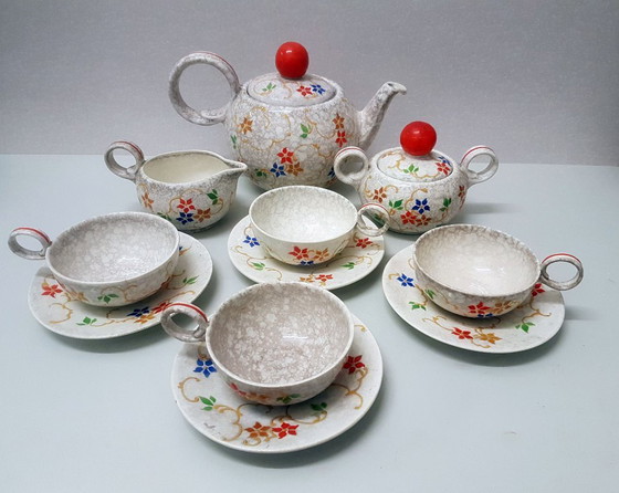 Image 1 of Rare Tea set / Ditmar Urbach Rare Art Deco / Germany
