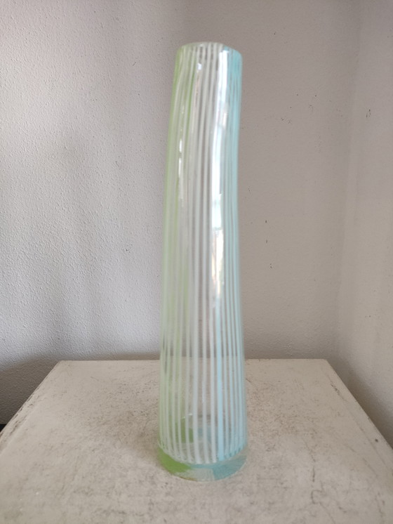 Image 1 of Vaso di design vintage in filigrana di Murano Dino Martens